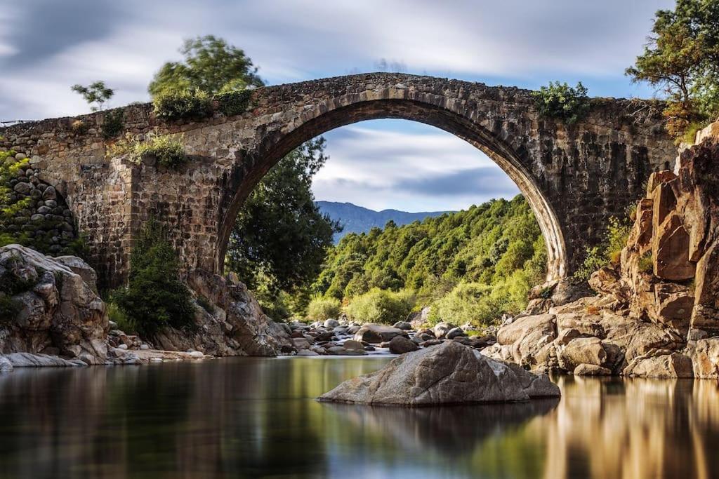 Casa Rural En Candeleda Con Piscina Y Un Maravilloso Jardin Extérieur photo